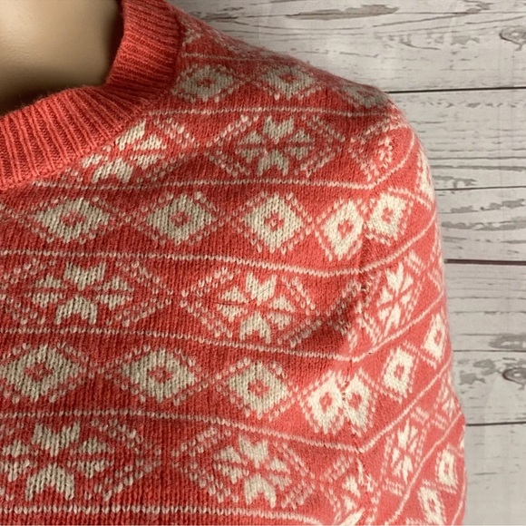 Gap Snowflake Sweater ❤️ Lambswool Blend - Picture 4 of 12